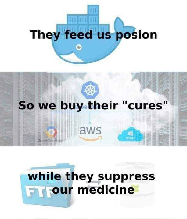 meme sobre como ftp era mejor dijo nadie nunca